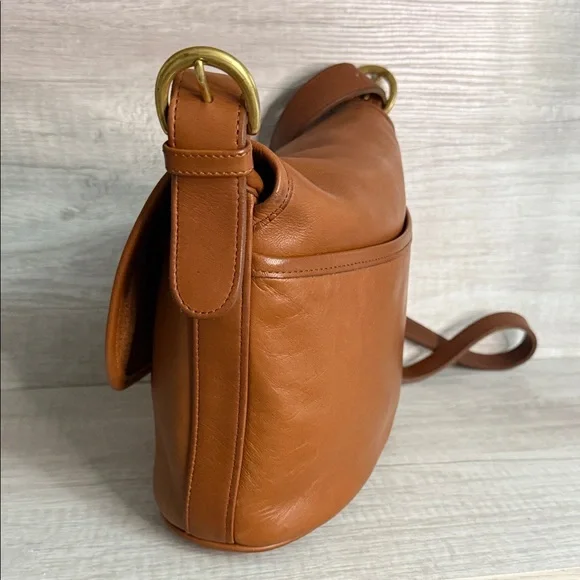 Coach Tan Fletcher Leather Crossbody Bag - Picture 7 of 14